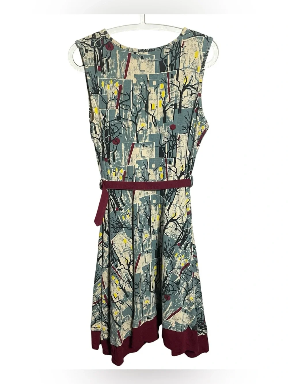 Effie’s Heart Swing Dress with belt/tie size large